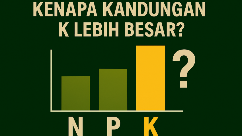 Kenapa Kandungan K pada Pupuk NPK Agrosawit Lebih Besar ?
